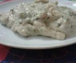 Straccetti di pollo con zucchine e stracchino