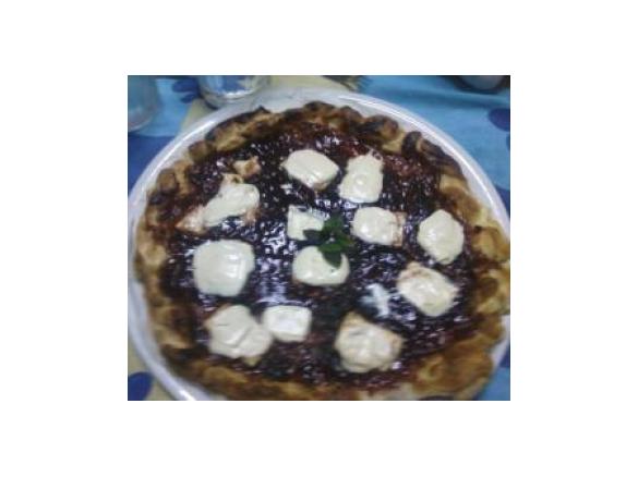 Finta Pizza alle Fragole e Cioccolato Bianco