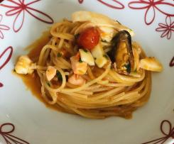 Spaghetti risottati ai frutti di mare
