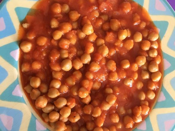 Ceci in umido allo zenzero