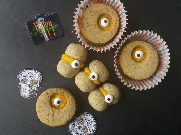 Salatini di Halloween con crema di zucca "Staffetta halloween"