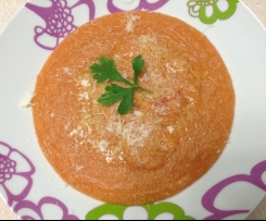 Crema di semolino al pomodoro