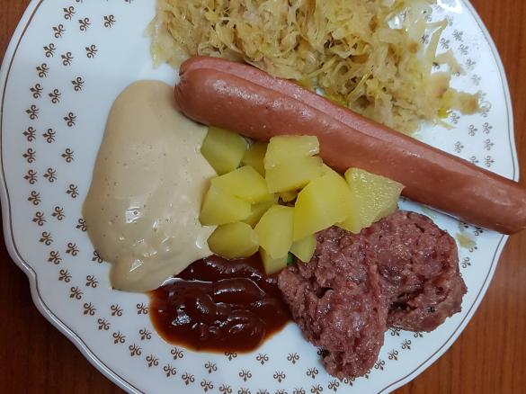 Crauti cotechino e wurstel