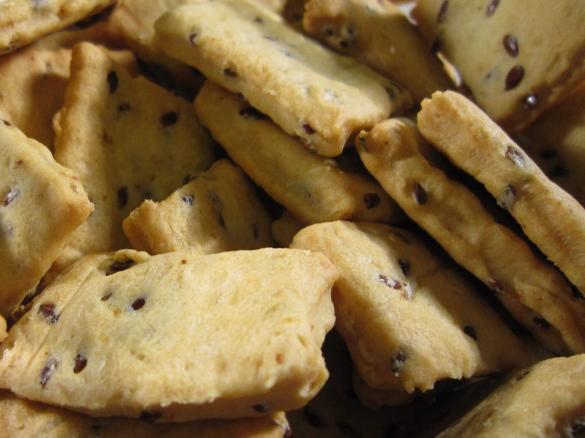 Salatini ai semi di lino e paprika