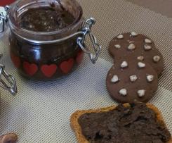 Crema spalmabile con biscotti tipo pan di stelle