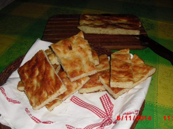 Focaccia con impasto di patate
