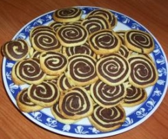 GIRELLE DI BISCOTTO BICOLORE