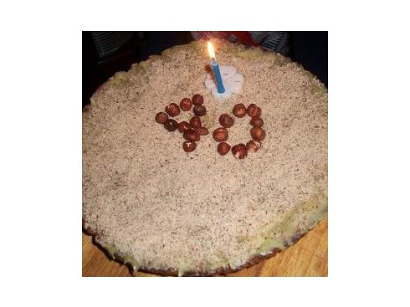 Crostata morbida con crema,pistacchi e nocciole