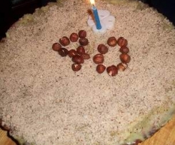 Crostata morbida con crema,pistacchi e nocciole