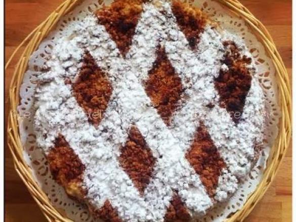 RICETTE DAVANTI AL CAMINO_Torta con ripieno di castagne e ricotte della blogger Cristina