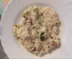 risotto asparagi e speck