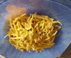 Trofie zucca e salsiccia