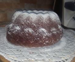 Ciambella al cioccolato e panna