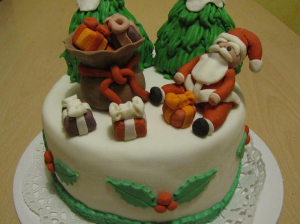 Torta natalizia per augurare a tutti BUON NATALE da Moni78!!!!!!