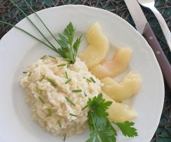 Risotto con le pesche "contest pesche"