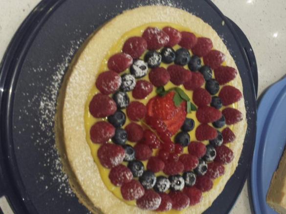 CROSTATA ALLA FRUTTA CON CREMA PASTICCERA