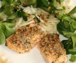 SALMONE IN CROSTA DI FRUTTA SECCA