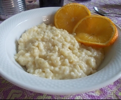 Risotto porro, mascarpone e arance