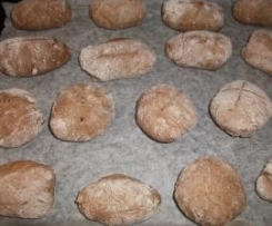 Panini soffici e salutari di segale e avena (ricchi di fibre)