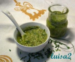 Salsa di cetriolini e carciofini