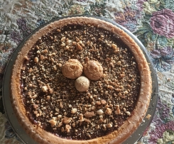 Crostata morbida pesche e amaretto