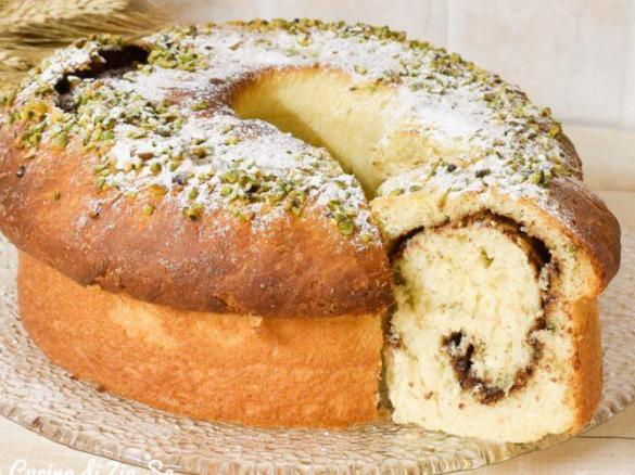 Ciambella di panbrioche farcita