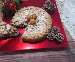 Sbriciolata con marmellata di castagne e mascarpone