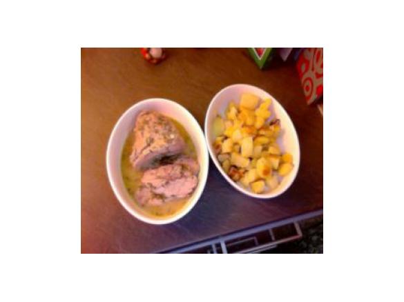 Arrosto di vitello con patate