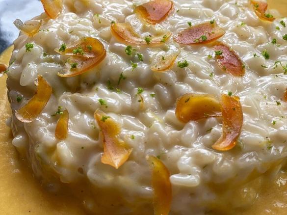 Risotto taleggio e bottarga