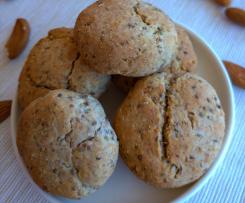 Biscotti fit di ricotta e mandorle