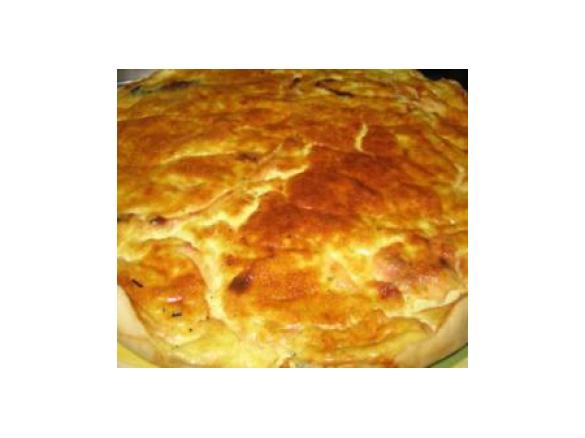 Quiche con spinaci ricotta e prosciutto