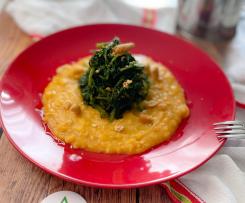 Sivoni e favetta con crumble di taralli