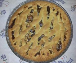 CROSTATA CON MARMELLATA DI MARRONI E NOCI