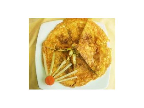 frittata di albumi ai carciofi