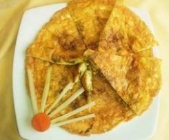 frittata di albumi ai carciofi