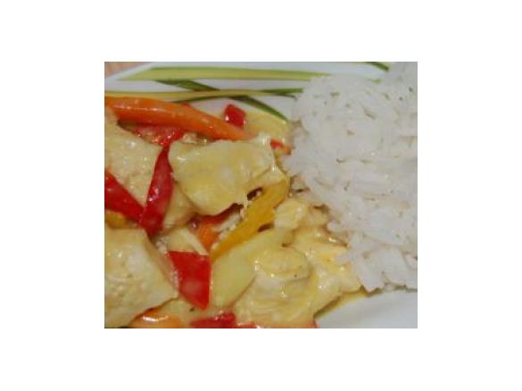 Pollo al Curry con Verdure