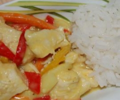 Pollo al Curry con Verdure