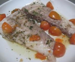 Pesce persico a vapore