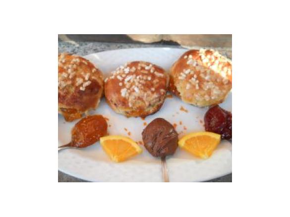 Panini dolci all'arancia 