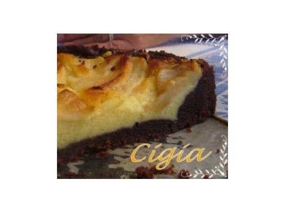 Crostata al Cacao, Mele e Crema al Mascarpone di Macinino