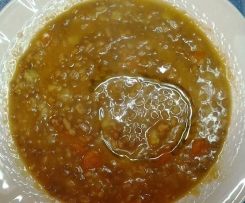 Zuppa di farro e lenticchie