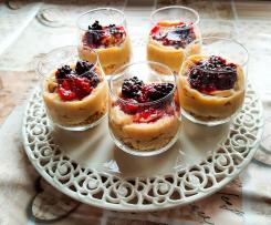Mini cheesecake ai frutti di bosco