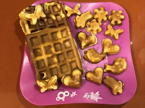 Waffle allo yogurt gusto vaniglia