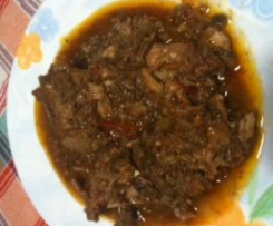 Pollo al sapor di melanzane