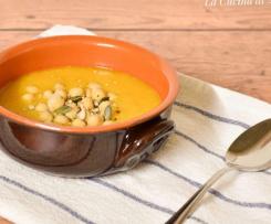 Zuppa di zucca e ceci