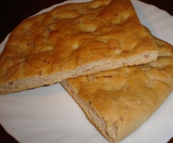 Carsàint col parsòtt (crescentina al prosciutto bolognese)