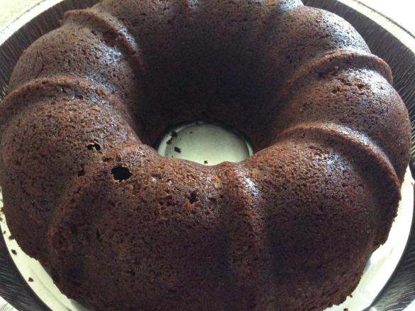 ciambella al cioccolato fondente extra dark