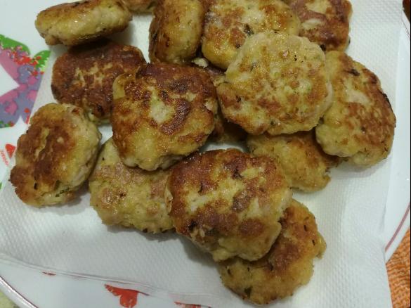 Polpette di pesce e verdure