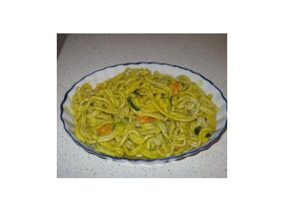 Pasta con zucchine e gamberetti alla mia maniera