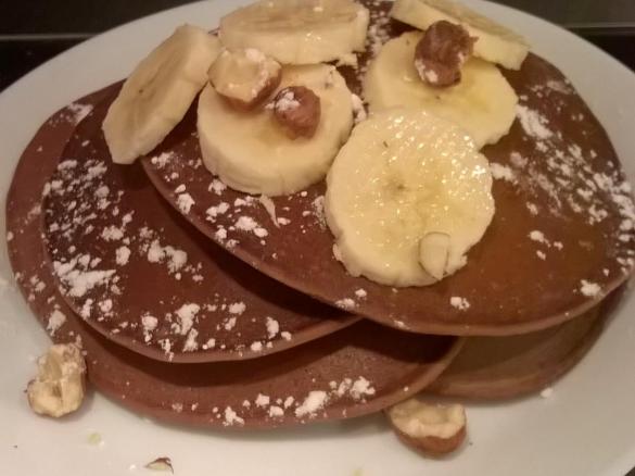 PANCAKE BANANA E CIOCCOLATO (CONTEST CIOCCOLATO A COLAZIONE)